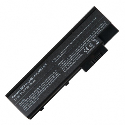 Аккумулятор для ноутбука Acer TravelMate 2300, 2430, 4000, 4500, 4600, 5600, 6500, 7510, Extensa 2300, 3000, 4100, Aspire 1410, 1641, 1651, 1680, 3000, 3500, 3630, 5000, 5510, 5600, 7104, 9300, 9400, 9500, 5200mAh 14.8V