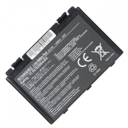 Аккумулятор для ноутбука Asus K40, K50, K70, F82, X5, 5200mAh, 11.1V